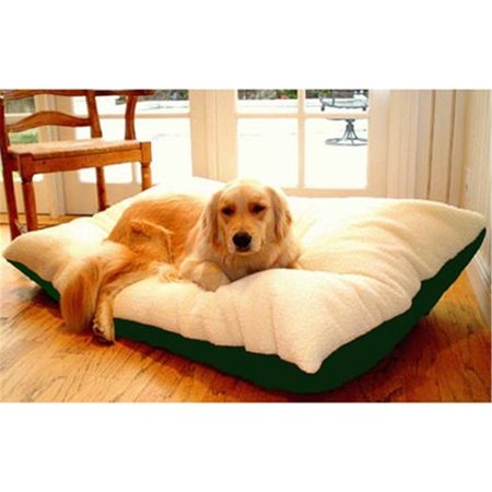 MAJESTIC PET 36x48 Large Rectangle Pet Bed- Green 788995652434